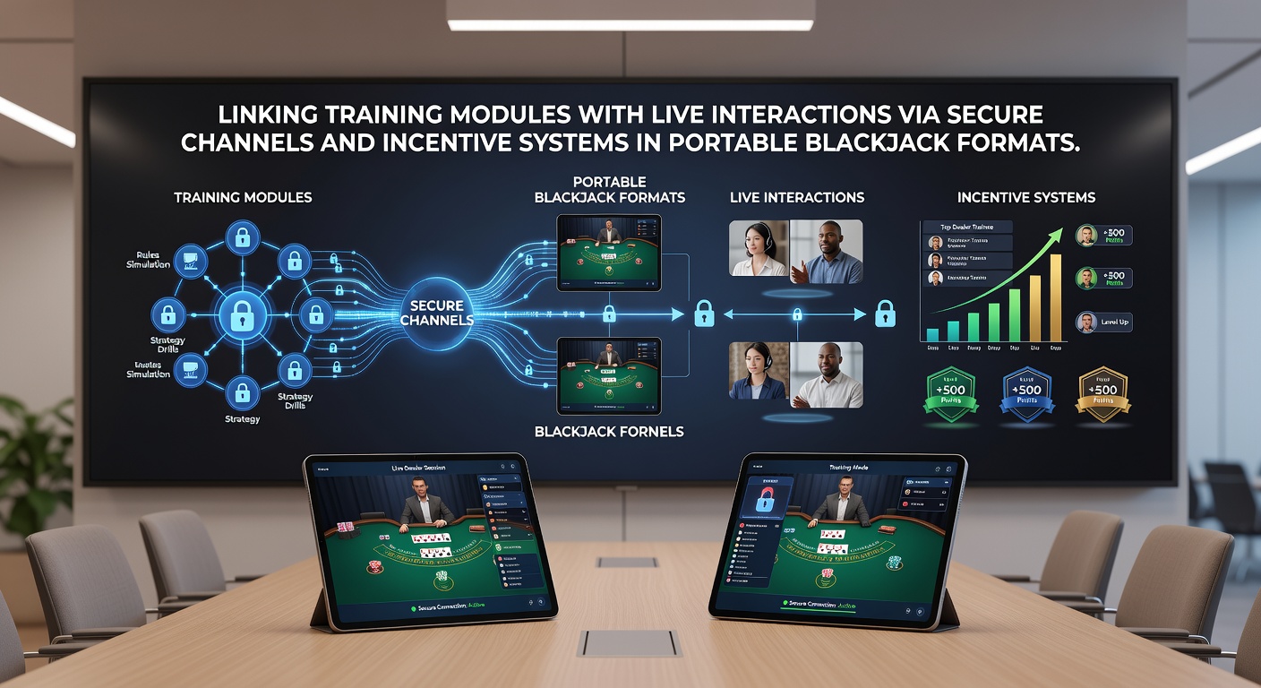 Integration von Trainingsmodulen mit Live-Interaktionen in mobilen Blackjack-Formaten über sichere Kanäle