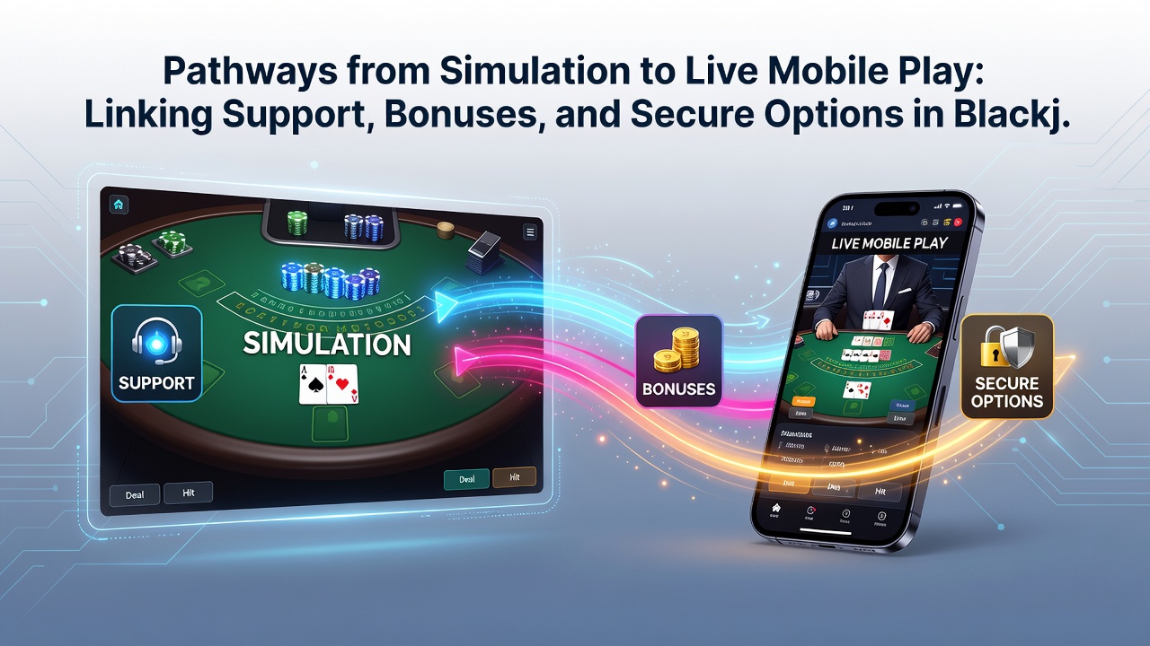 Sichere mobile Transaktionen und Support-Integration in Blackjack-Apps