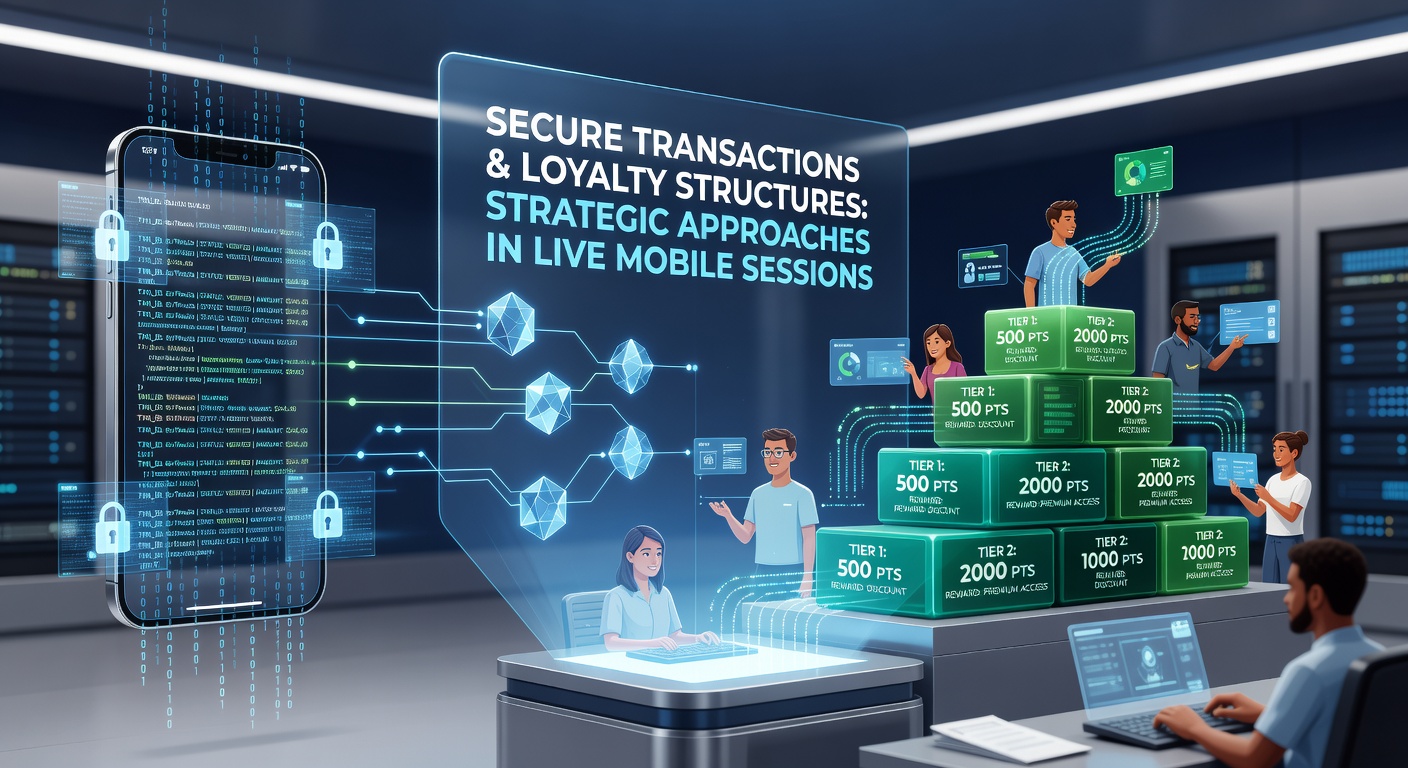 Sichere mobile Transaktionen und Loyalitätsstrukturen in Live-Blackjack-Sessions